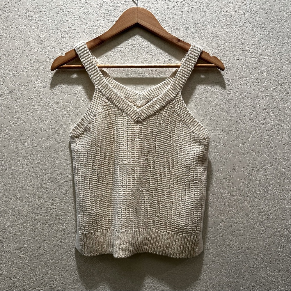 Madewell | Off White Knitted Tank Top | Small